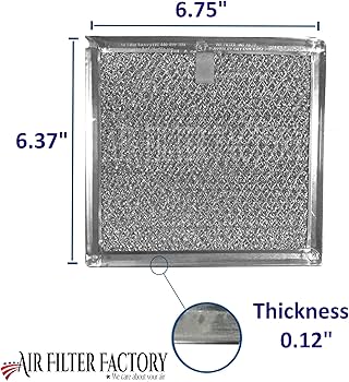Amazon.com: Air Filter Factory Microwave Filter 6.75