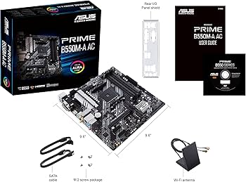 Amazon.com: ASUS Prime B550M-A AC AMD AM4 (3rd Gen Ryzen™) Micro