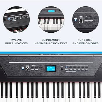 Amazon | Alesis 88鍵盤 電子ピアノ ハンマーアクション鍵盤 Recital