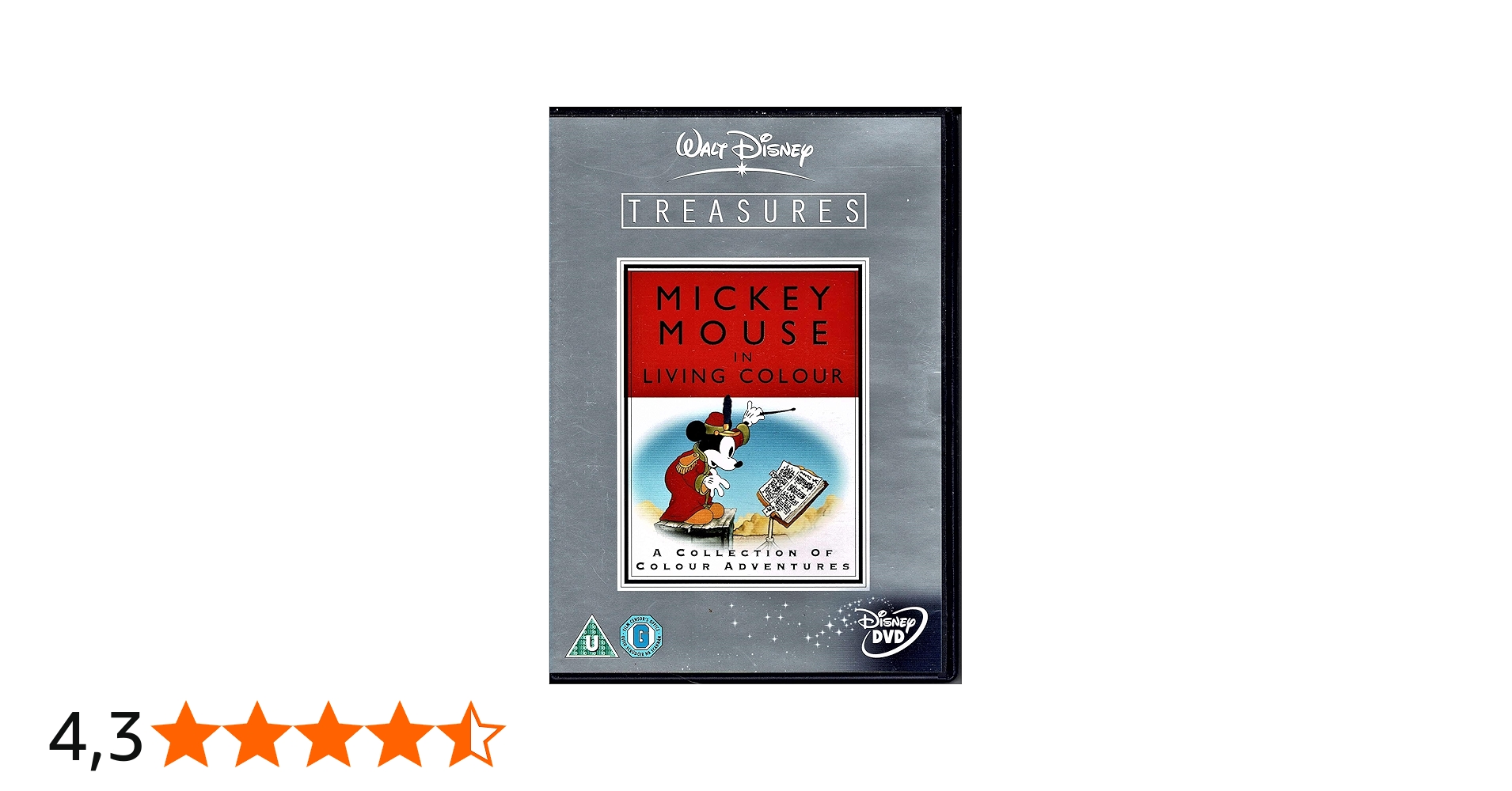 Walt Disney Treasures - Mickey In Living Colour [DVD] | Amazon.com.br