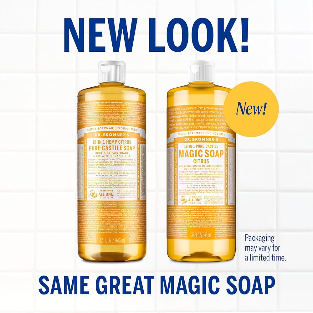 Amazon.com: Dr. Bronner's Magic Soap-Pure-Castile Liquid Soap