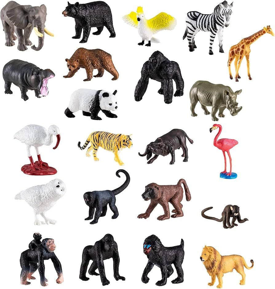 Amazon.co.jp: ミニフィギュアコレクション WILD LIFE 全22種 ワイルド