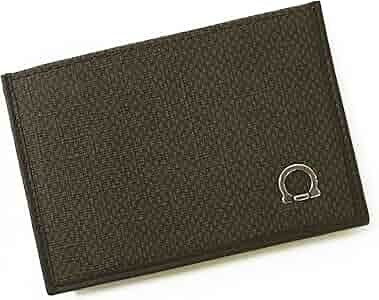 Amazon | [フェラガモ] 名刺入れ カードケース PVC×ガンチーニ