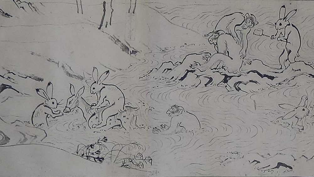 Amazon.co.jp: 鳥獣戯画: 国宝 : 本