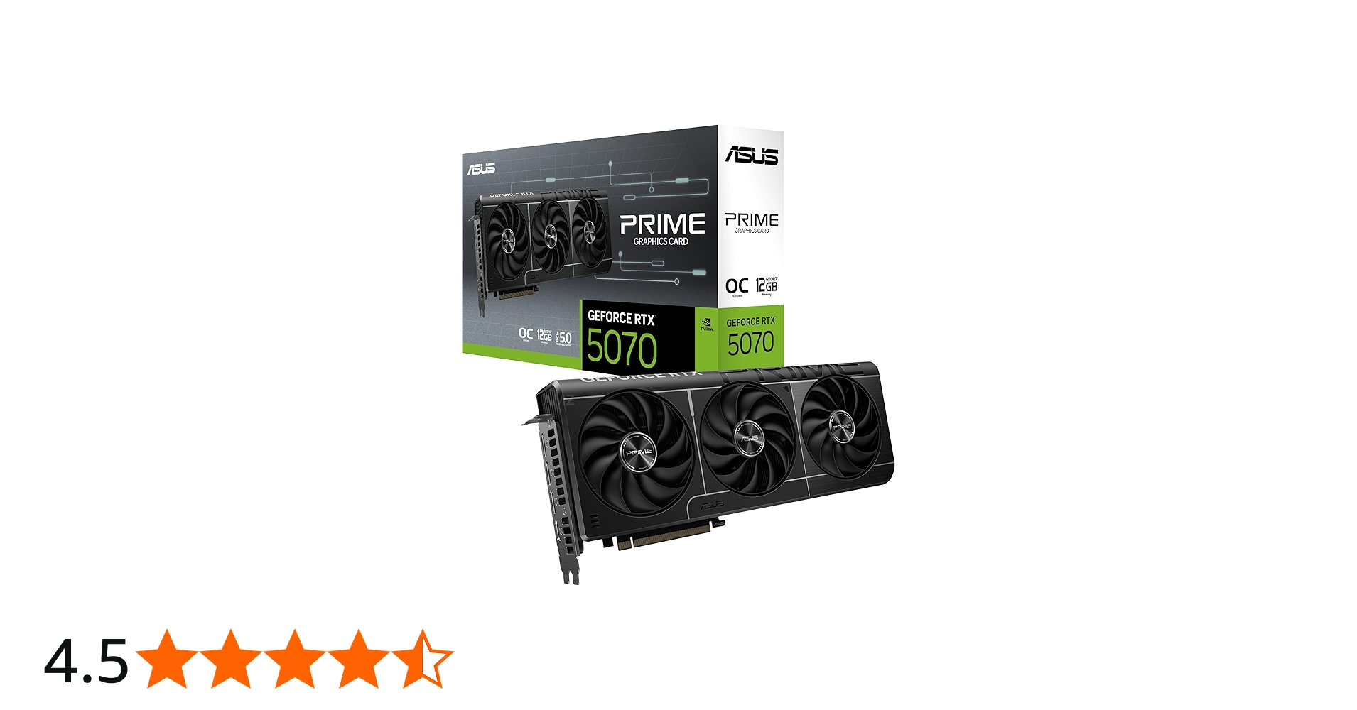 Amazon | ASUS RTX5070 搭載 ビデオカード PCIe 5.0 12GB GDDR7 OC