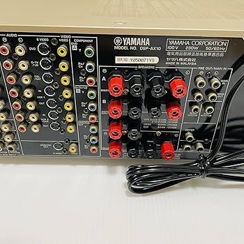 Amazon | ヤマハ DSP-AX10:(N)ゴールド DSP AVアンプ | ヤマハ(YAMAHA