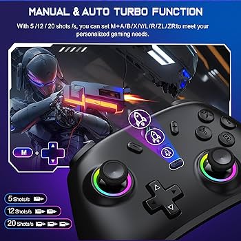 Amazon.com: NinjaPlusOX Switch Controller for Nintendo Switch1/2