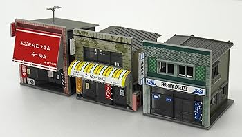 Amazon | グリーンマックス Nゲージ 着色済み 商店セットC (60年代の