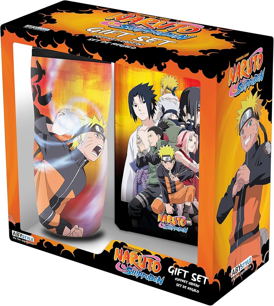 Amazon.com: ABYSTYLE Naruto Shippuden Notebook & Tumbler Gift Set