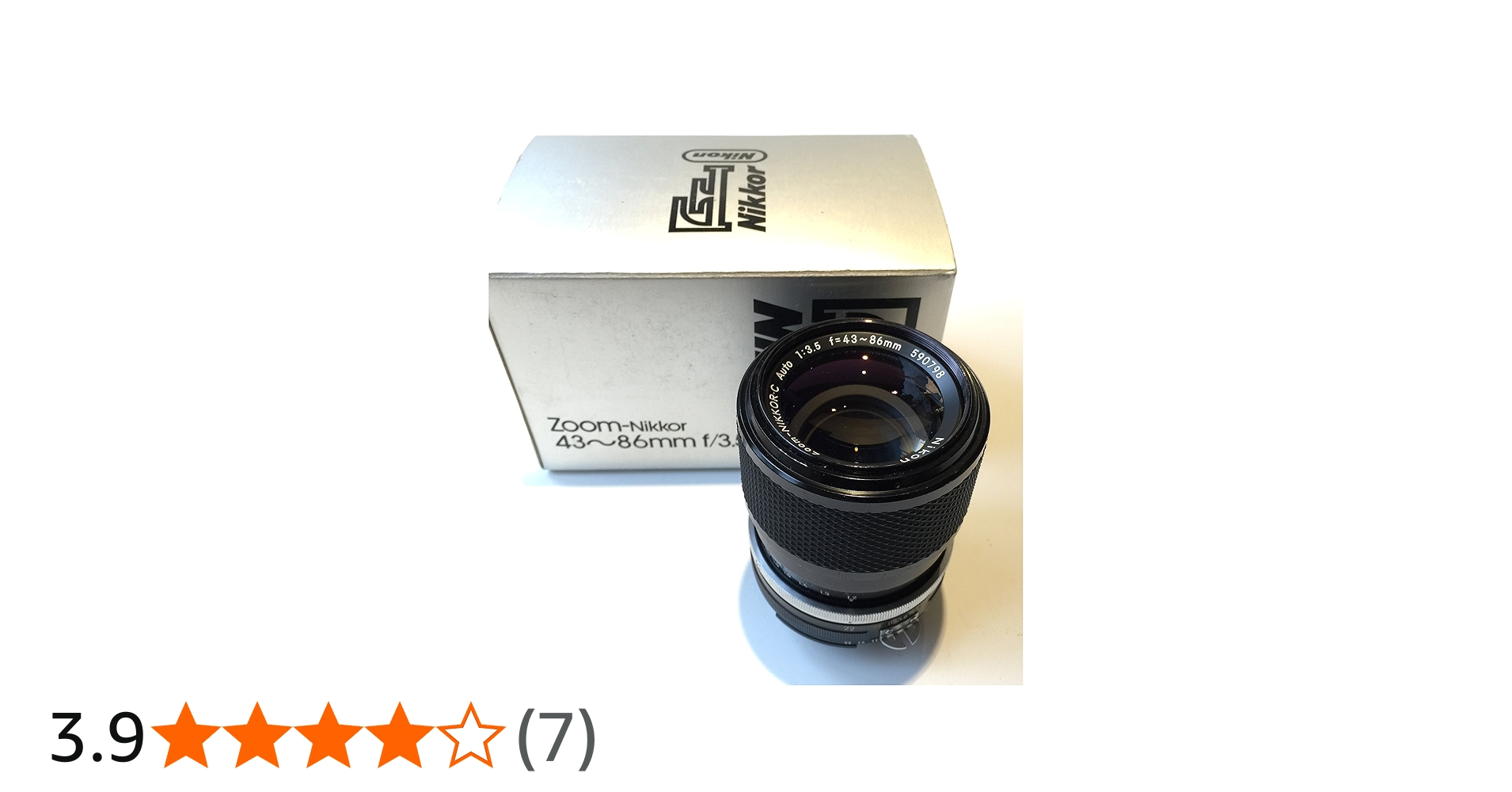 Amazon.co.jp: Nikon ニコン Ai NIKKOR 43-86mm F3.5 : 家電＆カメラ