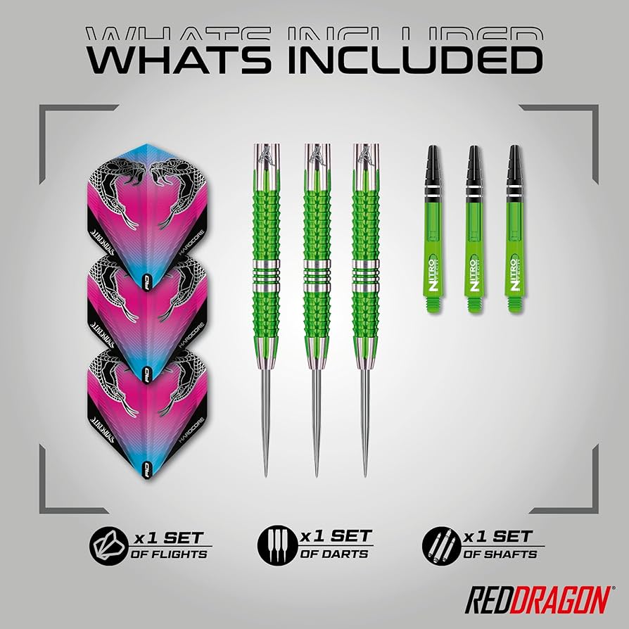 Amazon | Red Dragon Peter Wright Snakebite Mamba 2 - 22g - 90