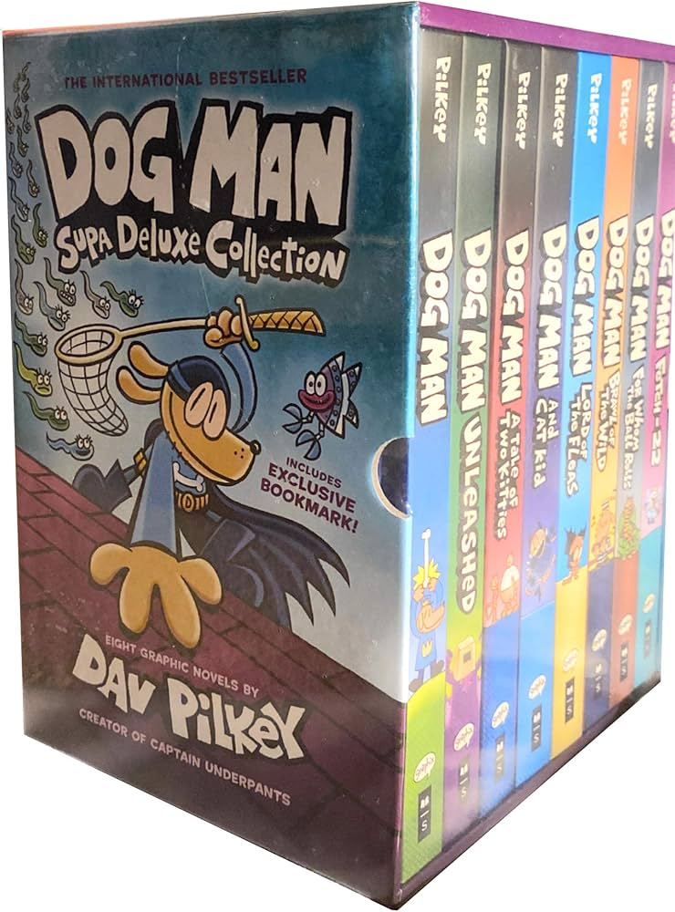 Dog Man Supa Deluxe Collection - Eight Graphic Novels: Dav Pilkey