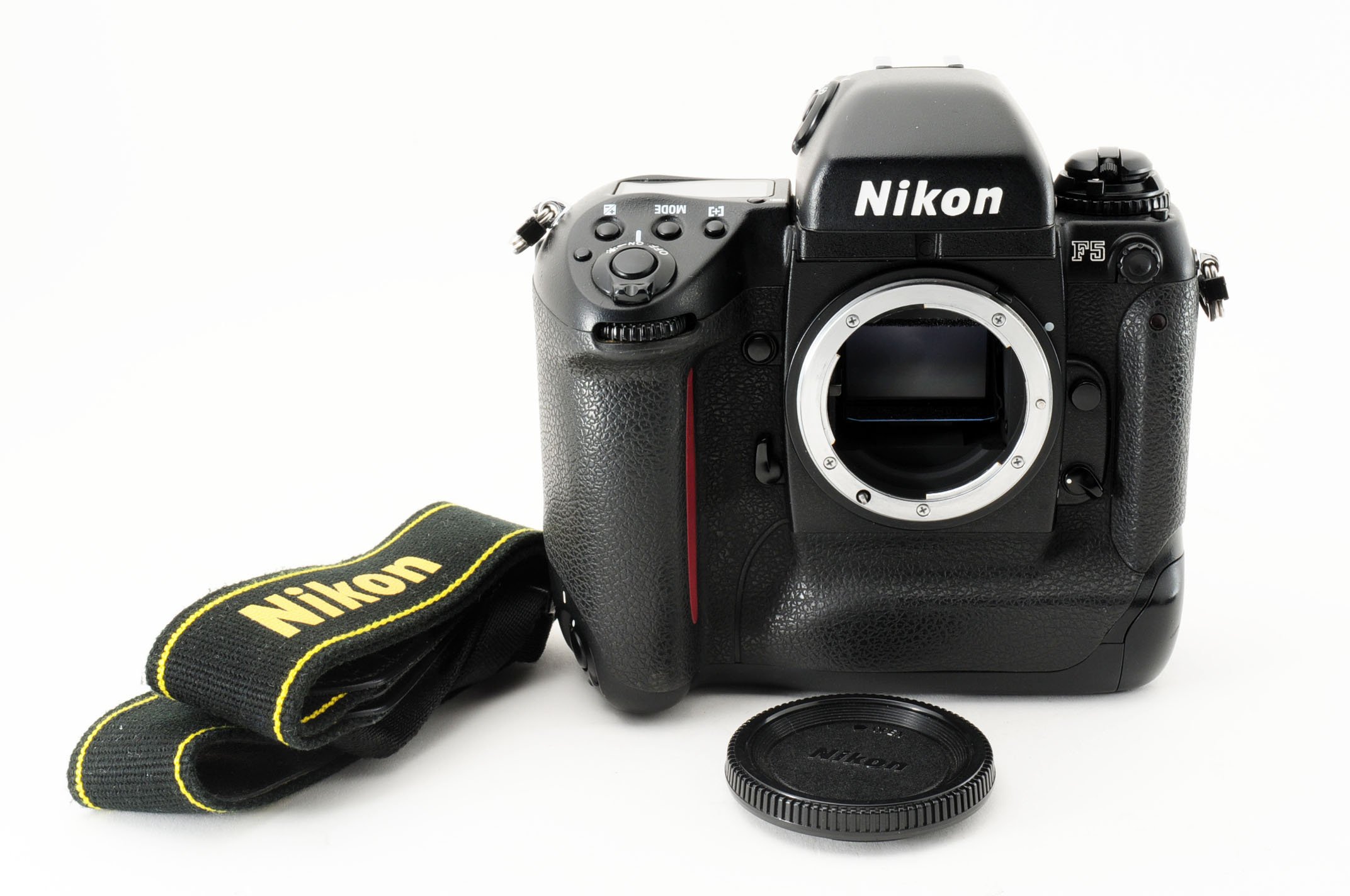 美品 NIKON F5 本体 ストラップ付 フィルムカメラ モルト良好 M849 美