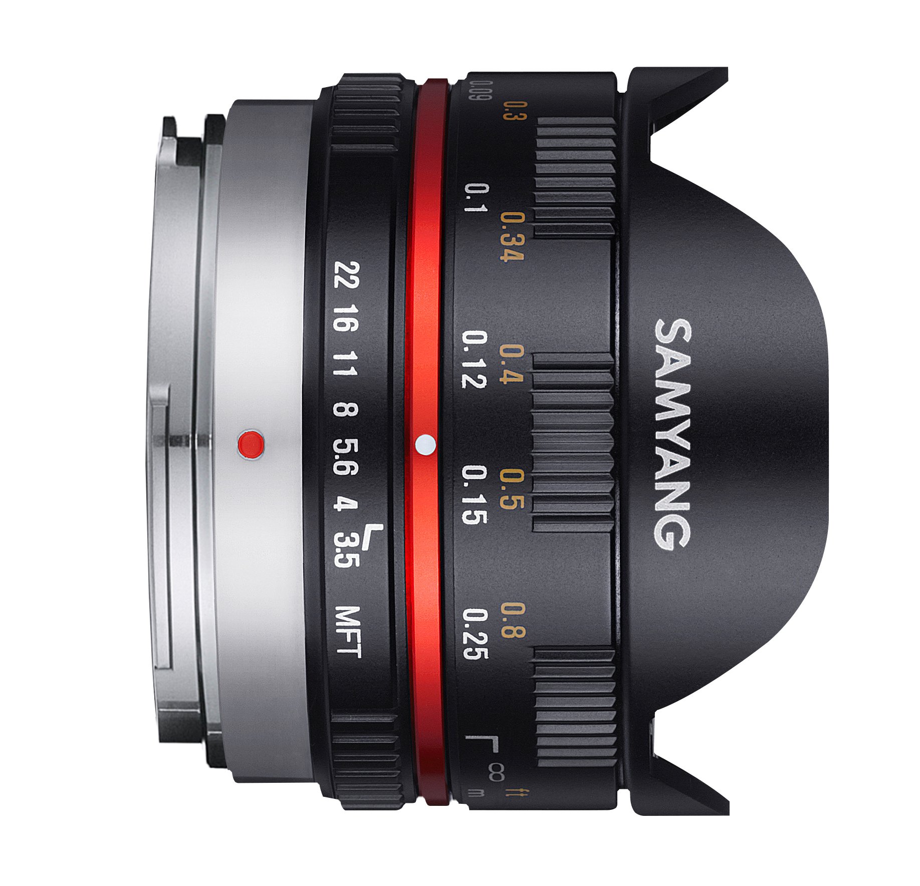 Amazon.com : Samyang 7.5 mm Fisheye F3.5 Manual Focus Lens for