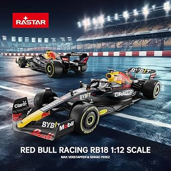 Amazon.com: RASTAR 1/12 F1 Red Bull Car, Oracle Red Bull Racing F1