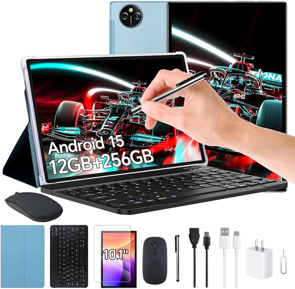 Amazon.co.jp: 10インチAndroid 15タブレット,12GB+256GB+1TB拡張対応