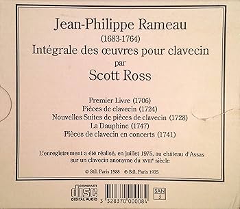 Amazon.co.jp: Rameau, J.P. L'integrale Clavecin: ミュージック