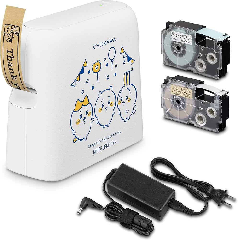 Amazon | カシオ ラベルライター ネームランドi-ma ちいかわモデル
