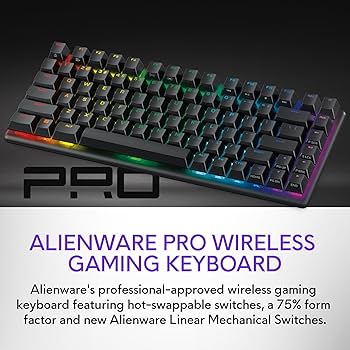Amazon.com: Alienware Pro Wireless Gaming Keyboard - Bluetooth 5.1