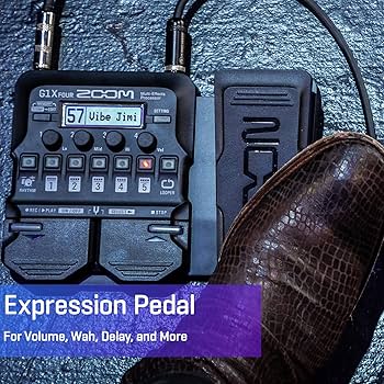 Amazon.com: Zoom G1X FOUR Guitar Multi-Effects Processor with