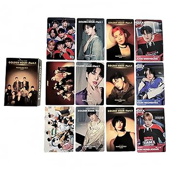 Amazon.co.jp: ATEEZ フォトカード ATEEZ GOLDEN HOUR 55枚: Part.1