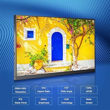 Amazon.co.jp: 17.3インチ 2K モバイルモニター 超薄型 超軽量【WQHD