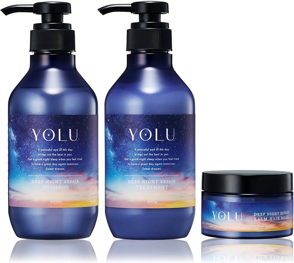 Amazon | YOLU ヨル | シャンプー トリートメント ヘアマスク 3点