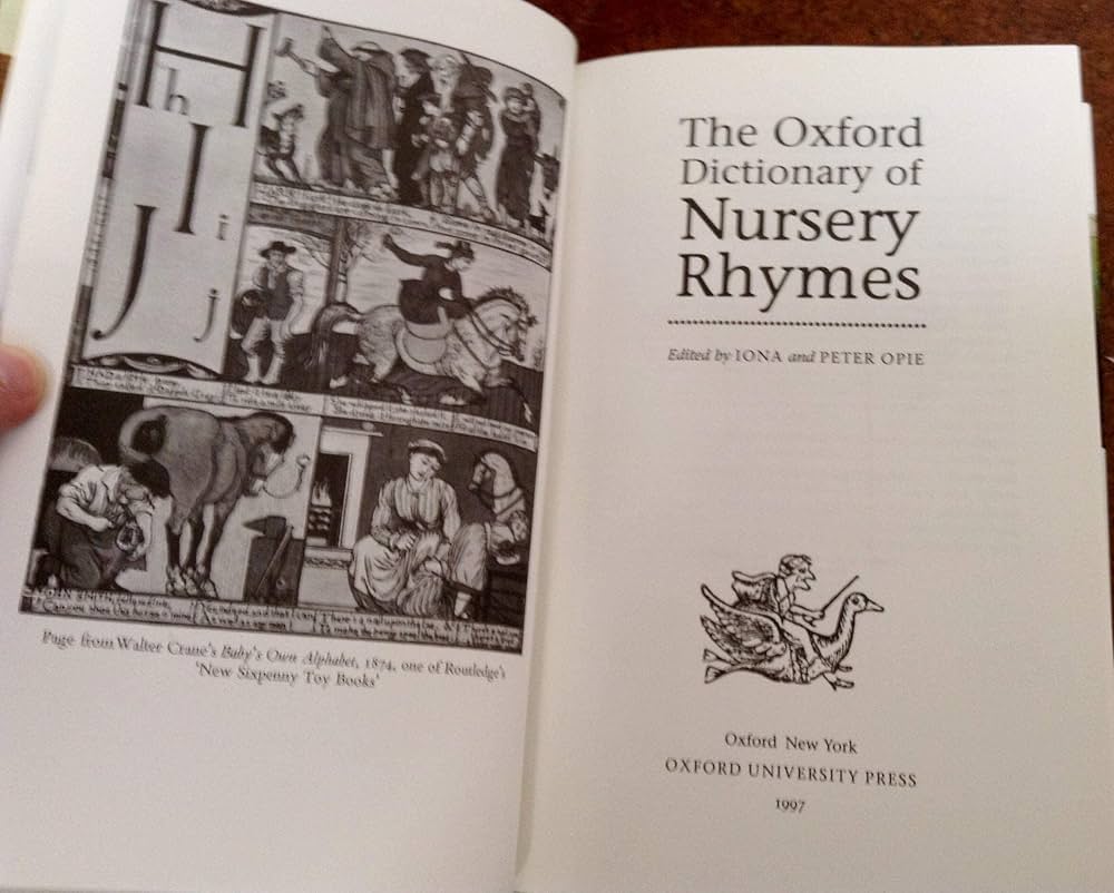 Amazon.co.jp: The Oxford Dictionary of Nursery Rhymes (OXFORD