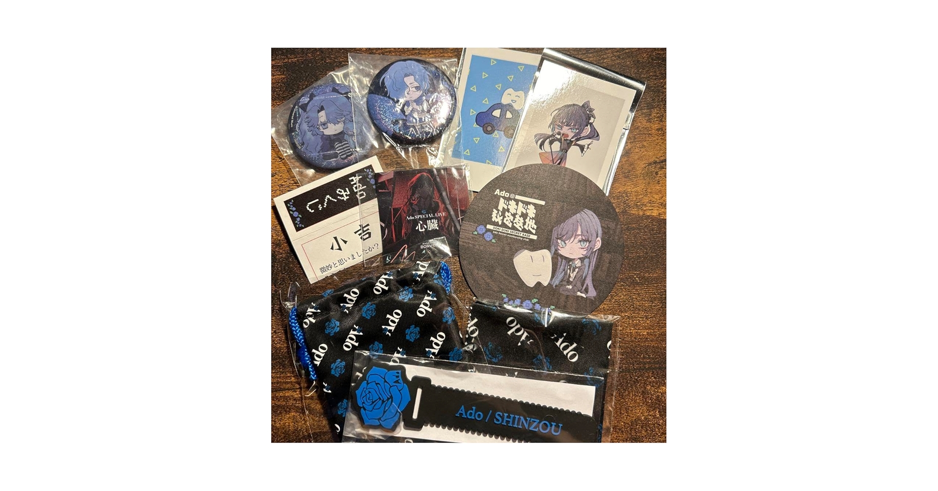 Ado ［心臓］［モナリザ］［Hibana］ライブグッズセット Ado SPECIAL