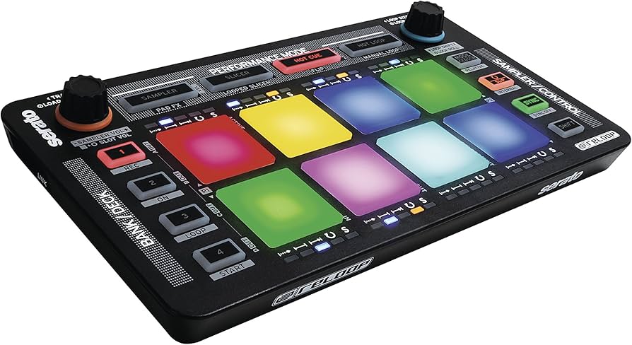 Amazon.com: Reloop AMS-NEON Neon USB Modular Pad Controller for