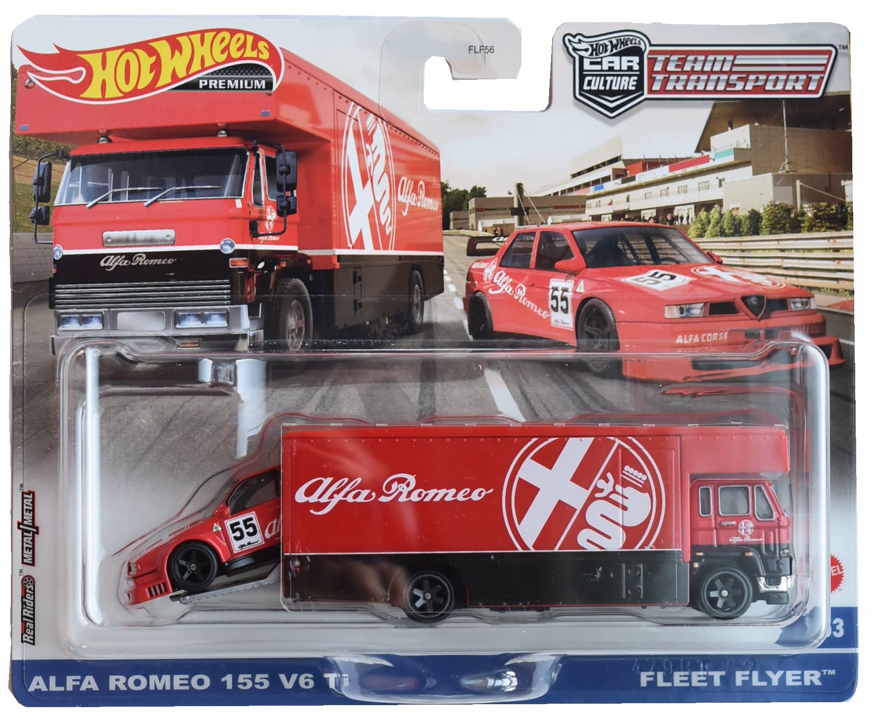Amazon.co.jp: Hot Wheels Alfa Romeo 155 V6 Ti Fleet Flyer, Team