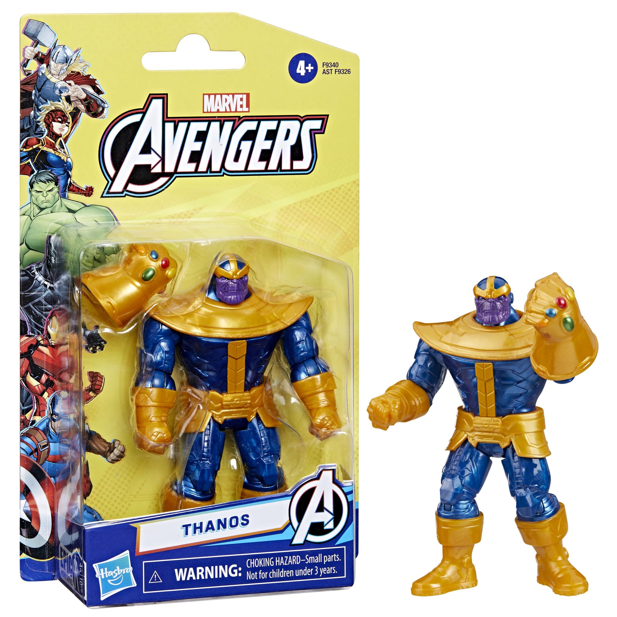 Amazon.com: Marvel Epic Hero Series Thanos Deluxe Action Figure, 4