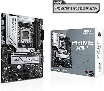 Amazon | ASUS Prime X670-P AMD X670 AM5 Ryzen™ デスクトップ 9000
