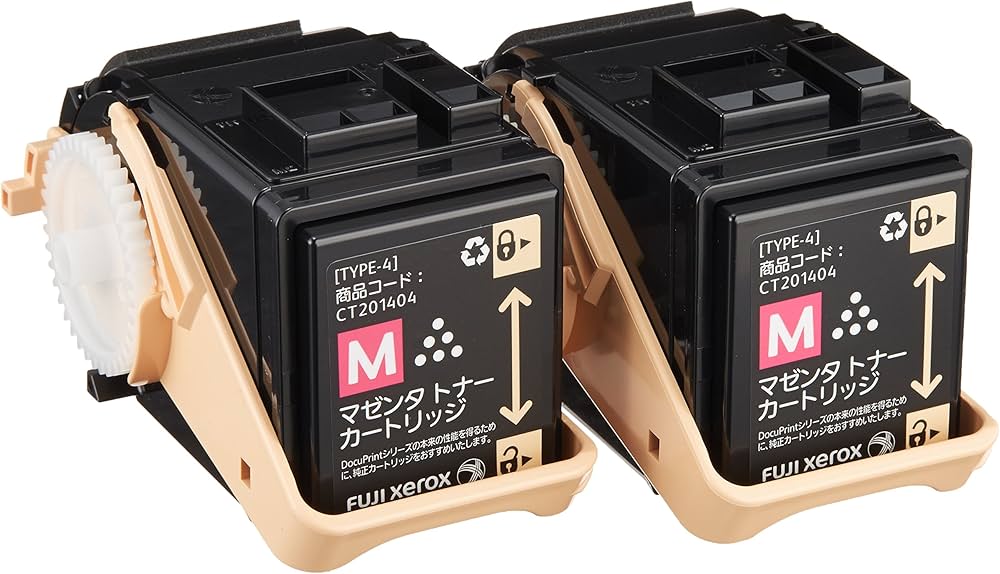 Amazon | 富士ゼロックス 純正 トナーカートリッジ マゼンタ ( M ) 2本