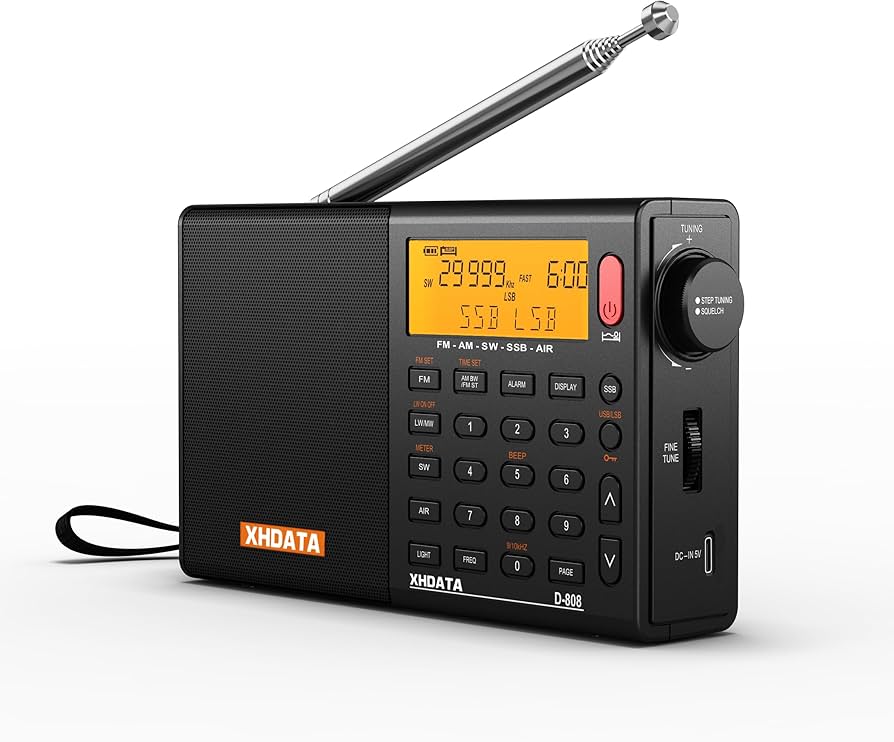 Amazon.com: XHDATA D808 Portable AM FM SW LW Air Band Shortwave