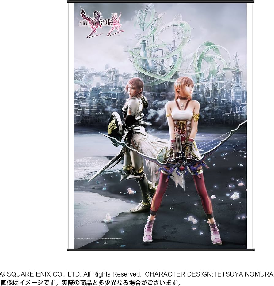 Amazon.co.jp: FINAL FANTASY XIII-2 ウォールスクロール ポスター