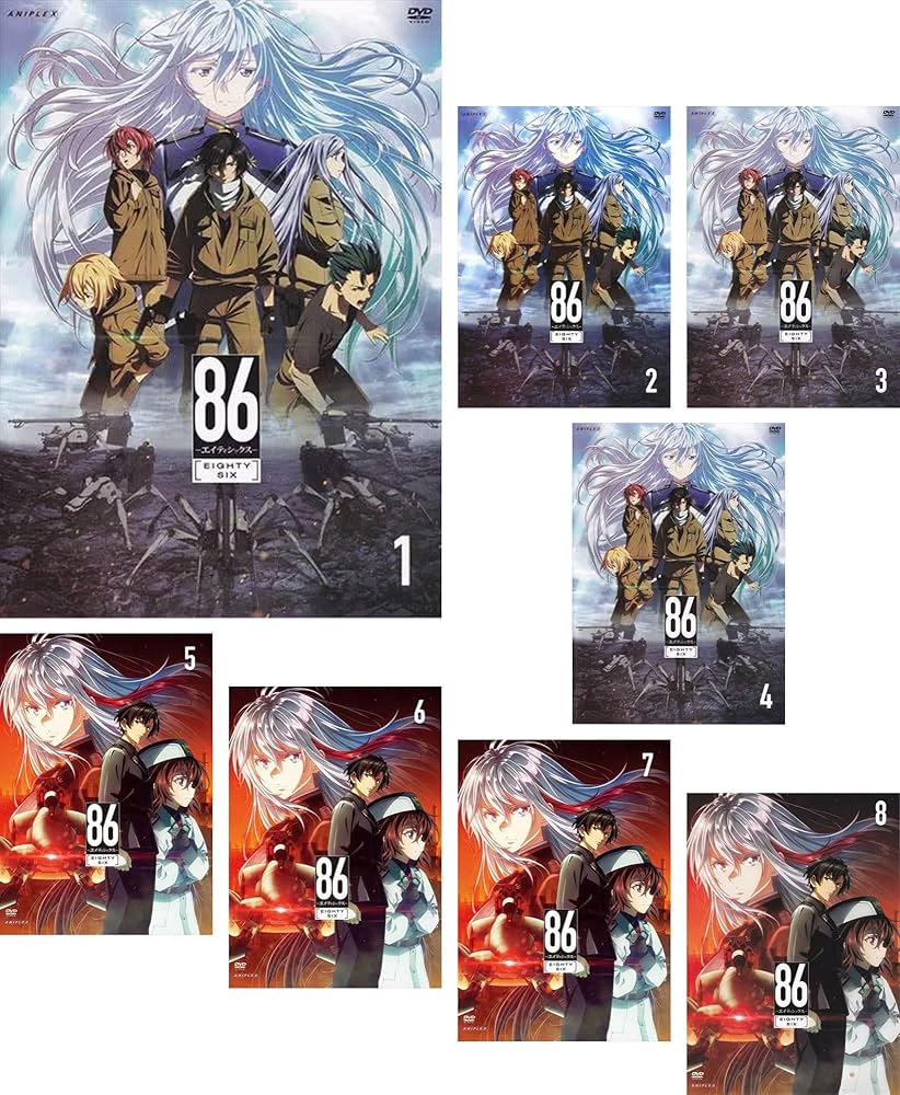 Amazon.co.jp: 86 エイティシックス [レンタル落ち] 全8巻セット