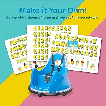 Amazon.com: Kidzone Smart Bumper Car for Toddler & Kids 1.5-6