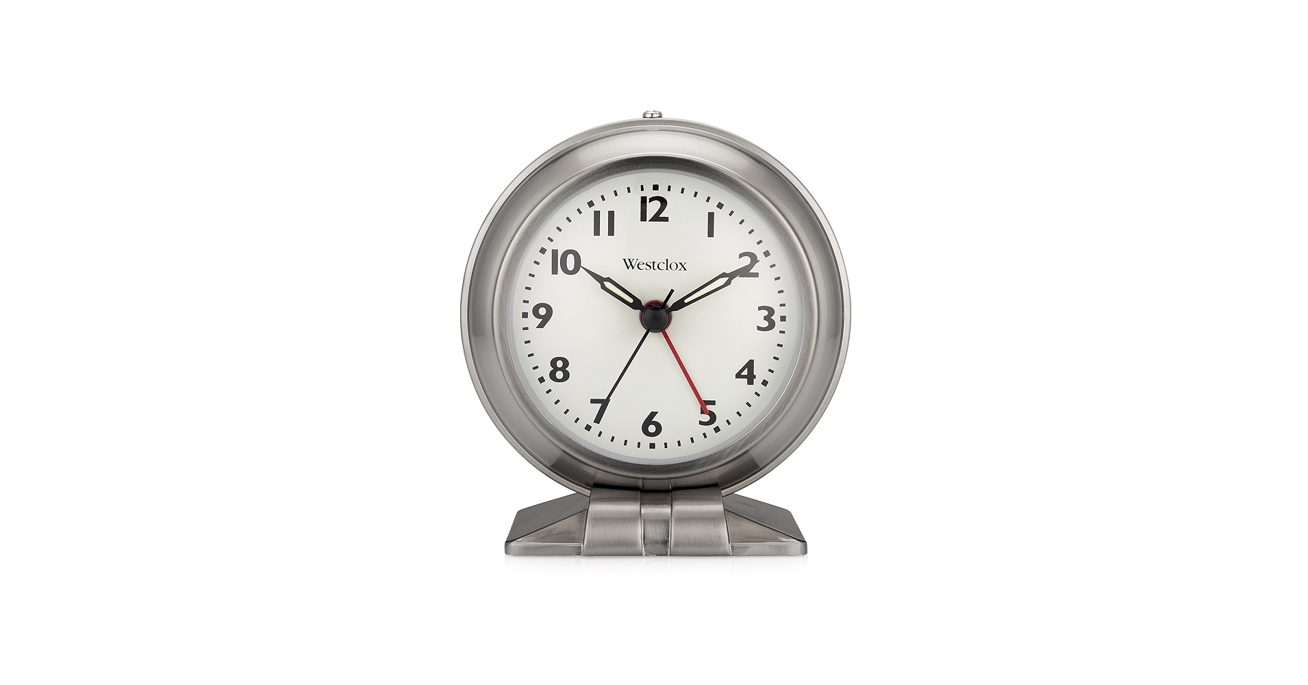 Amazon.com: Westclox Classic Alarm Clock – Silver Finish, 4.75W x