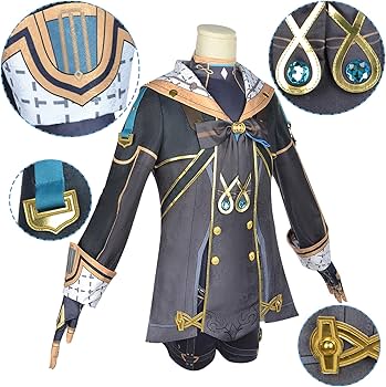 Amazon.co.jp: [Plazhen] 原神 フレミネ コスプレ衣装 帽子付き フル