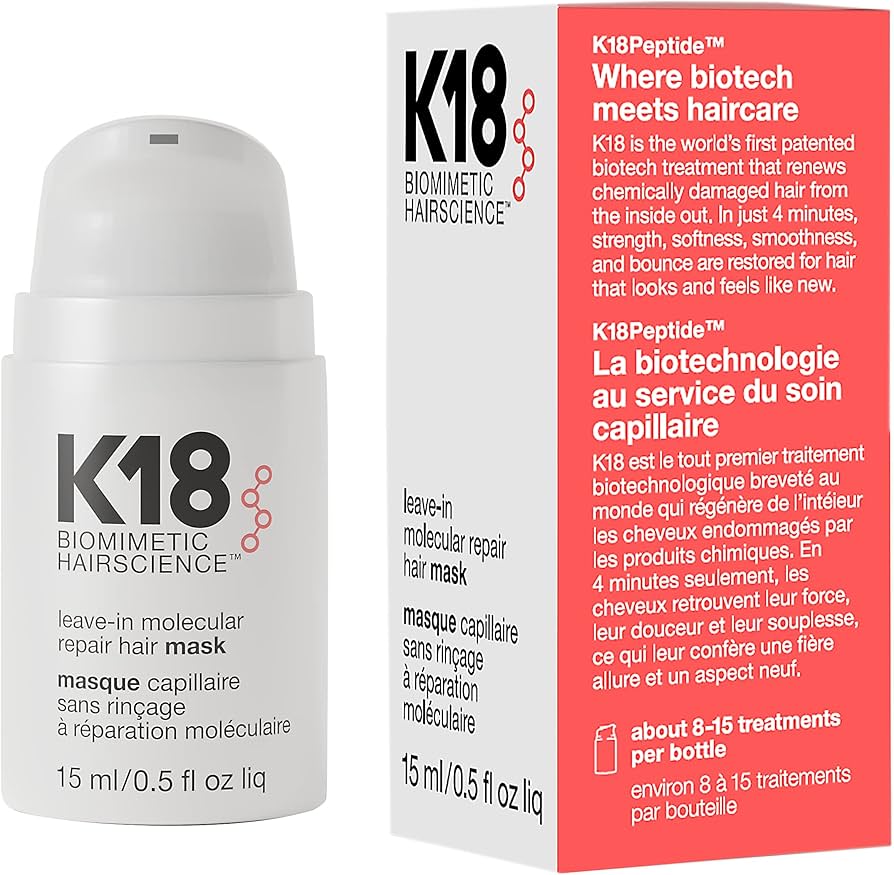 Amazon | K18 ヘアマスク 洗い流さない 15ml Leave-in molecular