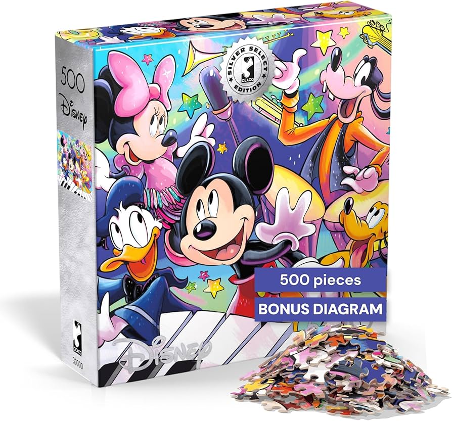 Amazon.com: Buffalo Games Silver Select Mickey's Music Jigsaw