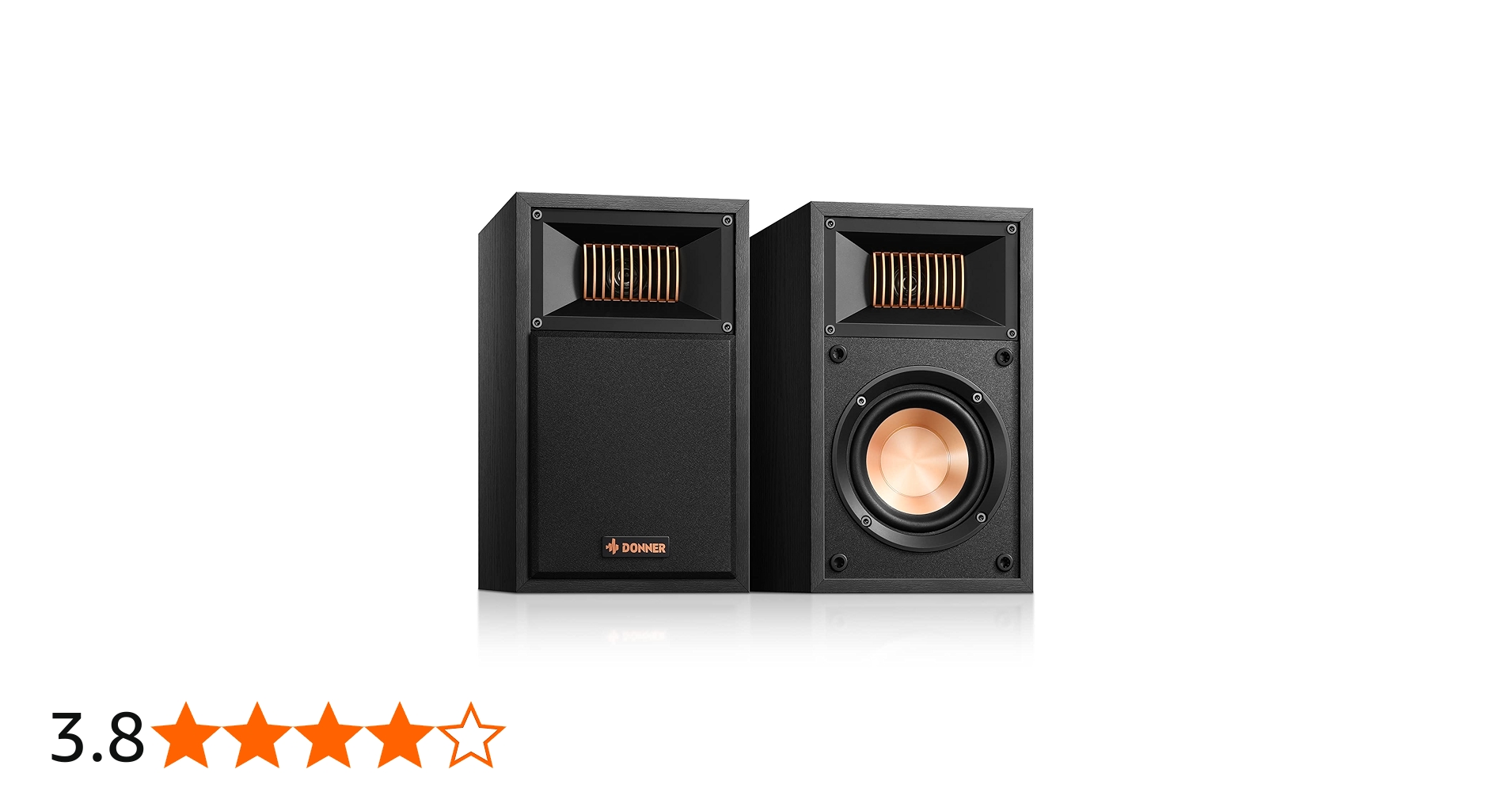 Amazon.co.jp: Donner ブックシェルフスピーカー 2.0 パッシブ