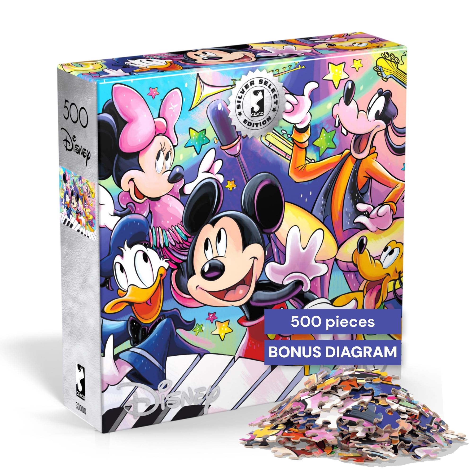 Amazon.com: Buffalo Games Silver Select Mickey's Music Jigsaw