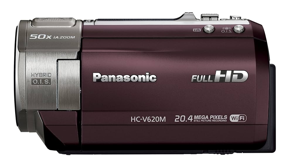Panasonic HC-V620M フルHD ビデオカメラ50x iA ズーム 【公式通販】