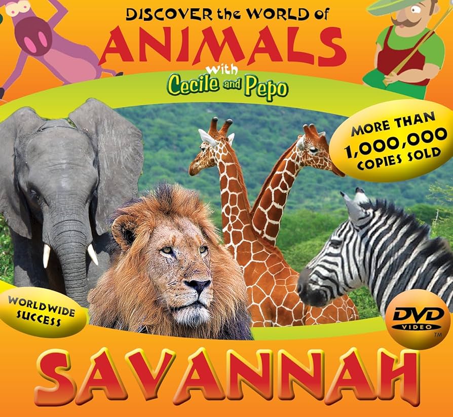 Amazon.com: Discover the World of Animals: Savannah : Cecile and