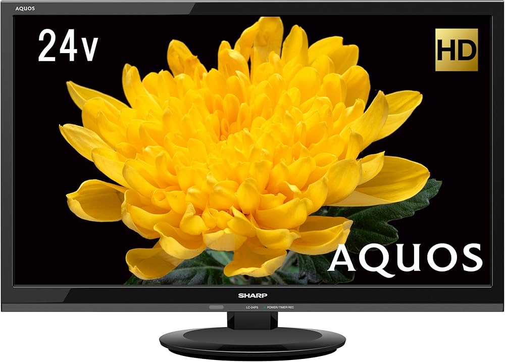 Sharp Aquos LC-24P5-B 24V LCD TV, High Definition, External HDD