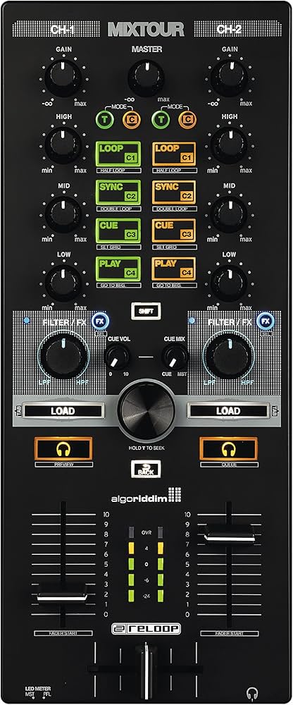 Amazon.co.jp: Reloop iOS/Android対応 DJコントローラ MIXTOUR (DJay2