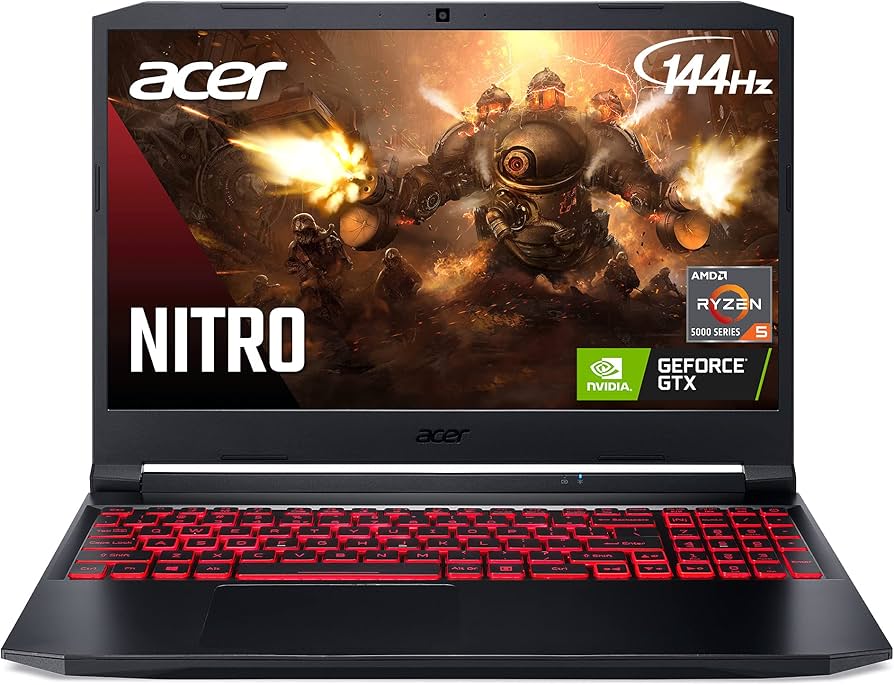 Amazon.com: acer Nitro 5 AN515-45-R83Z Gaming Laptop, AMD Ryzen 5