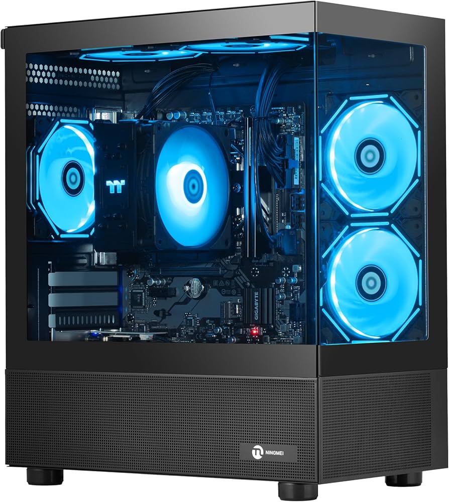 完成品】DeskMini Ryzen 5600G 1TB 16GB ZHIC Gaming Desktop PC, AMD